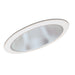 Nora Lighting - NTS-615C - 6`` Sloped Metal Reflectorector Trim - Recessed - Clear Reflector / White Trim