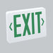 Nora Lighting - NX-504-LED/G - Green LED Univ 2Cir Exit - Exit & Emergency - Green/White