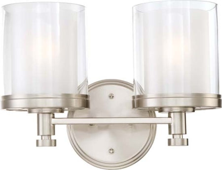 Nuvo Lighting - 60-4642 - Two Light Vanity - Decker - Brushed Nickel