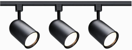 Nuvo Lighting - TK323 - Three Light Track Kit - Track Lighting Kits Black - Black