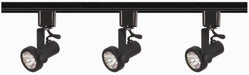 Nuvo Lighting - TK352 - Three Light Track Kit - Track Lighting Kits Black - Black