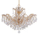 Crystorama - 4439-GD-CL-S - Six Light Chandelier - Maria Theresa - Gold