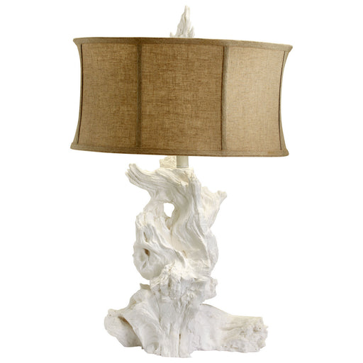 Cyan - 04438 - One Light Table Lamp - Driftwood - White