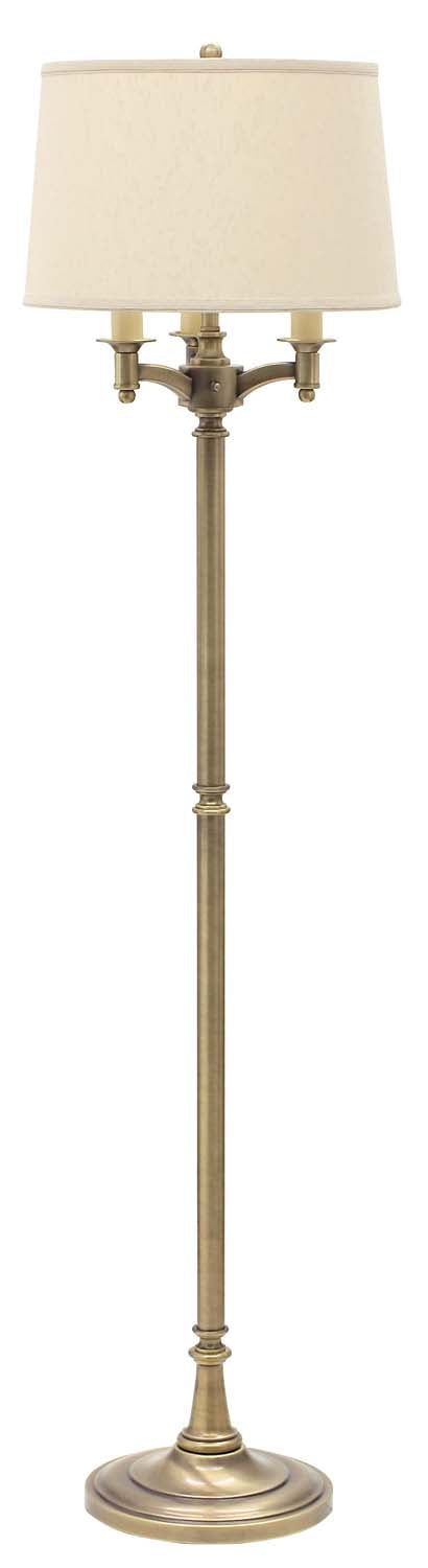 House of Troy - L800-AB - Four Light Floor Lamp - Lancaster - Antique Brass