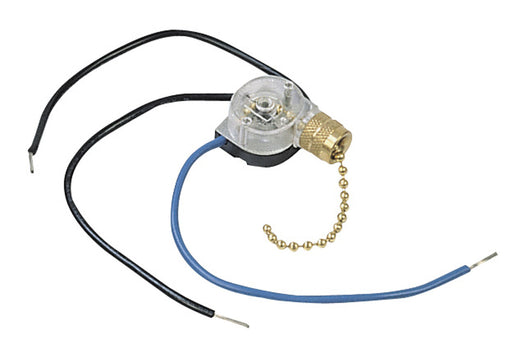 Craftmade - OFS-200 - 3-Way Light Kit Switch - ON/OFF Light Switch - Bright Brass
