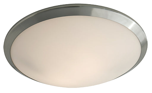 DVI Lighting - DVP9040BN-OP - Two Light Flush Mount - Essex - Buffed Nickle and Opal Glass