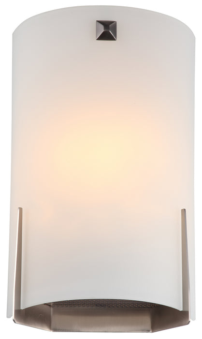 DVI Lighting - DVP1342SN-OP - Two Light Wall Sconce - Kingston - Satin Nickel with Half Opal Glass