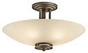 Kichler - 3677OZ - Four Light Semi Flush Mount - Hendrik - Olde Bronze