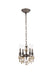 Elegant Lighting - 9104D10PW-GT/RC - Four Light Pendant - Lillie - Pewter