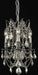 Elegant Lighting - 9203D13PW-GT/RC - Three Light Pendant - Rosalia - Pewter