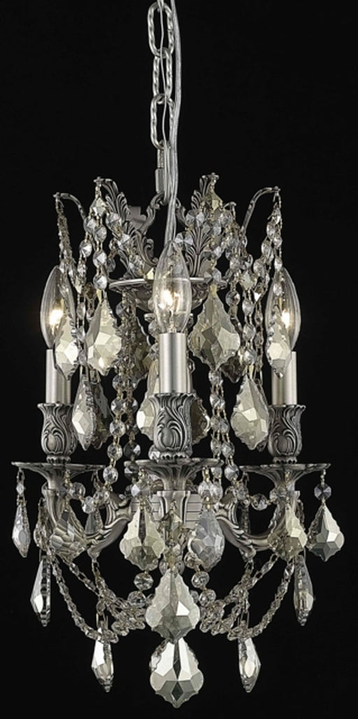 Elegant Lighting - 9203D13PW-GT/RC - Three Light Pendant - Rosalia - Pewter