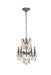 Elegant Lighting - 9204D17PW-GT/RC - Four Light Pendant - Rosalia - Pewter