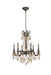 Elegant Lighting - 9206D23PW-GT/RC - Six Light Chandelier - Rosalia - Pewter