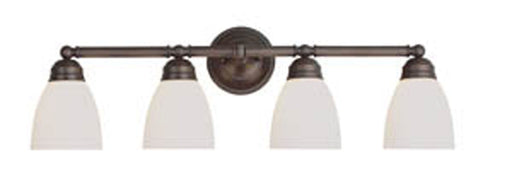 Trans Globe Imports - 3358 ROB - Four Light Vanity Bar - Ardmore - Rubbed Oil Bronze