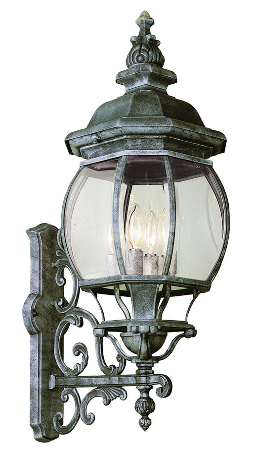Trans Globe Imports - 4052 SWI - Four Light Wall Lantern - Francisco - Swedish Iron