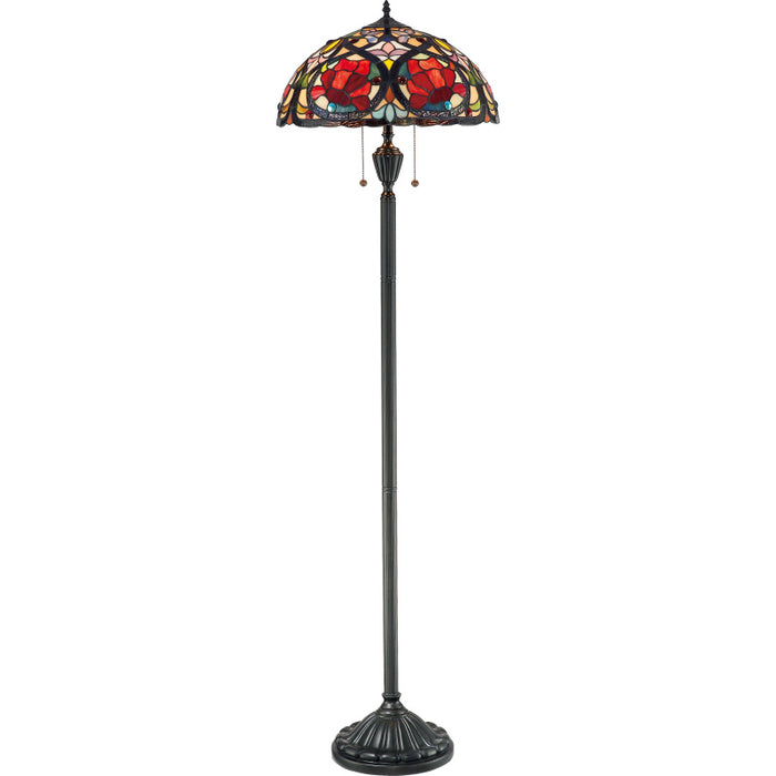 Quoizel - TF879F - Two Light Floor Lamp - Larissa - Vintage Bronze