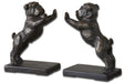 Uttermost - 19643 - Bookends, Set/2 - Bulldogs - Golden Bronze