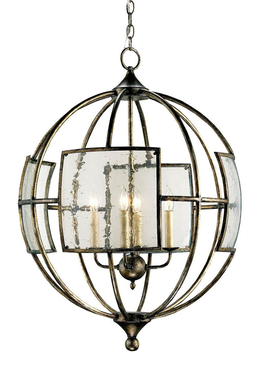 Currey and Company - 9750 - Four Light Chandelier - Lillian August - Pyrite Bronze