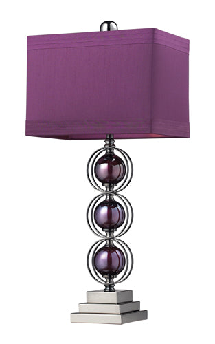 Elk Home - D2232 - One Light Table Lamp - Alva - Black Nickel, Purple, Purple
