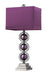 Elk Home - D2232 - One Light Table Lamp - Alva - Black Nickel, Purple, Purple