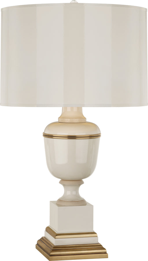 Robert Abbey - 2601 - One Light Table Lamp - Annika - Ivory Lacquered Paint w/ Natural Brass/Ivory Crackle