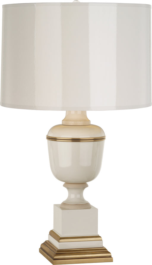 Robert Abbey - 2604 - One Light Accent Lamp - Annika - Ivory Lacquered Paint w/ Natural Brass/Ivory Crackle