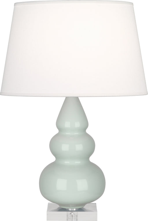 Robert Abbey - A258X - One Light Accent Lamp - Small Triple Gourd - Celadon Glazed Ceramic w/ Lucite Base