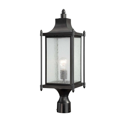 Savoy House - 5-3454-BK - One Light Post Lantern - Dunnmore - Black