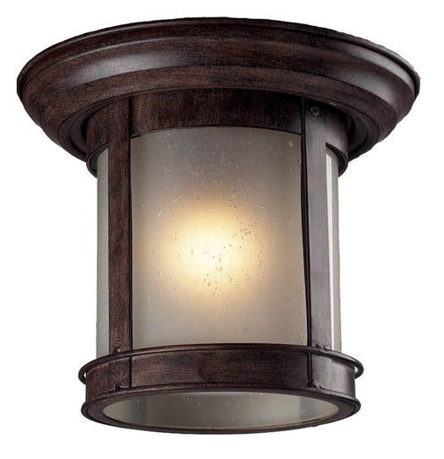 One Light Outdoor Flush Mount