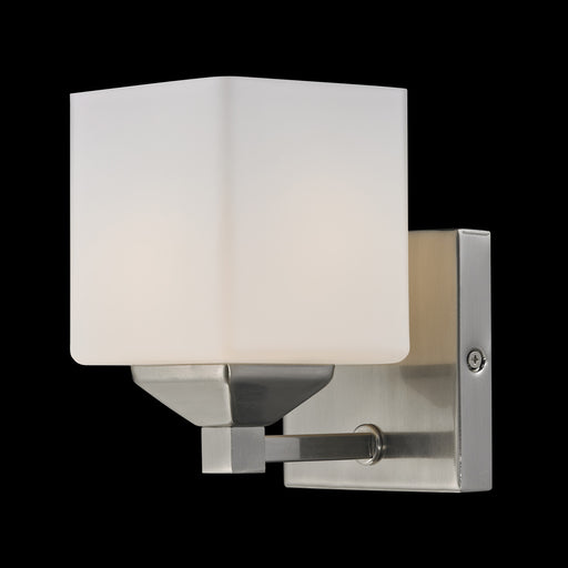 Z-Lite - 2104-1V - One Light Wall Sconce - Quube - Brushed Nickel