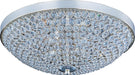 Maxim - 39871BCPS - Four Light Flush Mount - Glimmer - Plated Silver