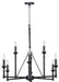 Cal Lighting - FX-3516/6+3 - Nine Light Chandelier - Monclova - Industrial Bronze