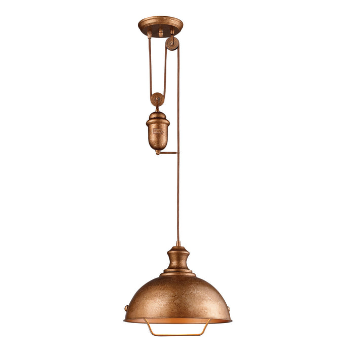 Elk Lighting - 65061-1 - One Light Pendant - Farmhouse - Bellwether Copper