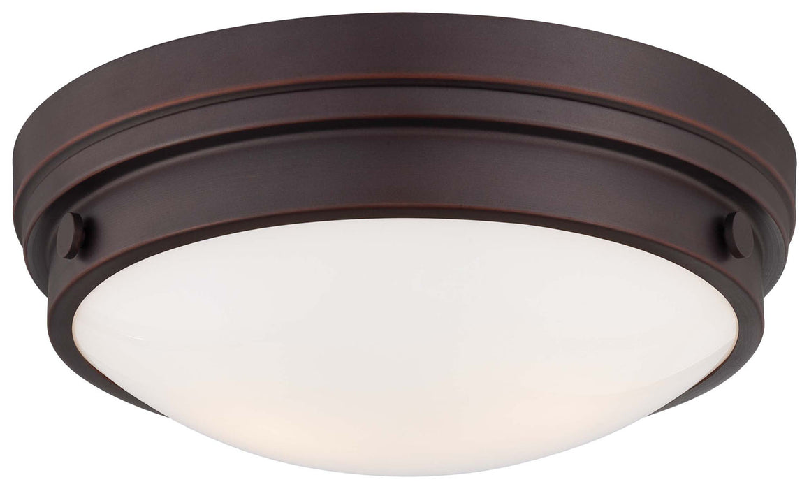 Minka-Lavery - 823-167 - Two Light Flush Mount - Minka Lavery - Lathan Bronze