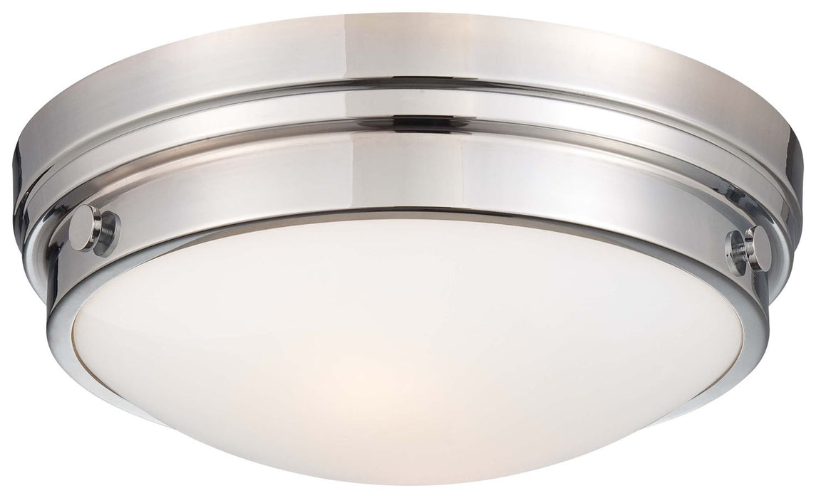 Minka-Lavery - 823-77 - Two Light Flush Mount - Minka Lavery - Chrome