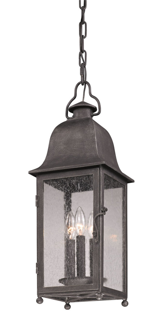 Troy Lighting - F3217 - Three Light Hanging Lantern - Larchmont - Aged Pewter