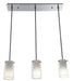 DVI Lighting - DVP9053CH-OP - Three Light Linear - Essex - Chrome with Half Opal Glass