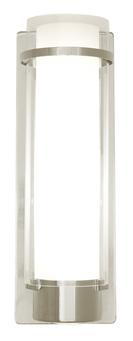DVI Lighting - DVP9063BN-OP - One Light Wall Sconce - Essex - Buffed Nickel with Half Opal Glass