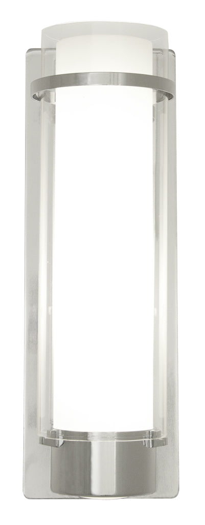 DVI Lighting - DVP9063CH-OP - One Light Wall Sconce - Essex - Chrome with Half Opal Glass