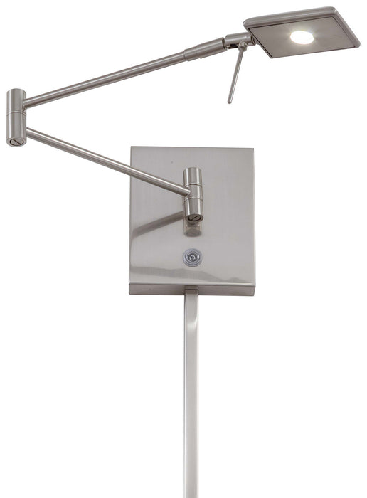 George Kovacs - P4328-084 - LED Swing Arm Wall Lamp - George`S Reading Room - Brushed Nickel
