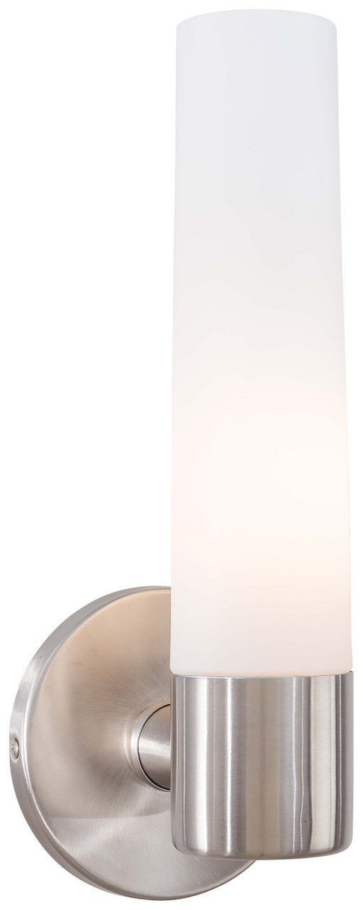 George Kovacs - P5041-144 - One Light Wall Sconce - Saber - Brushed Stainless Steel