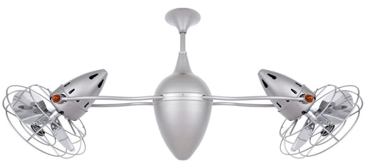 Matthews Fan Company - AR-BN-MTL-DAMP - 48 Inch Ceiling Fan - Ar Ruthiane - Brushed Nickel