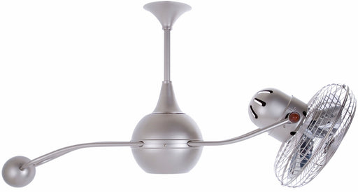 Matthews Fan Company - B2K-BN-MTL-DAMP - 40 Inch Ceiling Fan - Brisa 2000 - Brushed Nickel