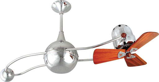 Matthews Fan Company - B2K-CR-WD-Damp - 40 Inch Ceiling Fan - Brisa 2000 - Polished Chrome