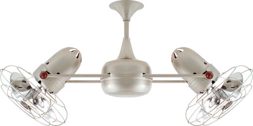 Matthews Fan Company - DD-BN-MTL-DAMP - 36 Inch Ceiling Fan - Duplo-Dinamico - Brushed Nickel