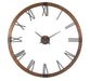 Uttermost - 06655 - Wall Clock - Amarion - Hammered Copper w/Light Gray Wash/Aged Black