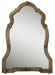 Uttermost - 07632 - Mirror - Agustin - Walnut Stained Wood w/Burnished