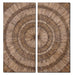 Uttermost - 07636 - Wall Art - Lanciano - Natural Wood Chips w/Burnished