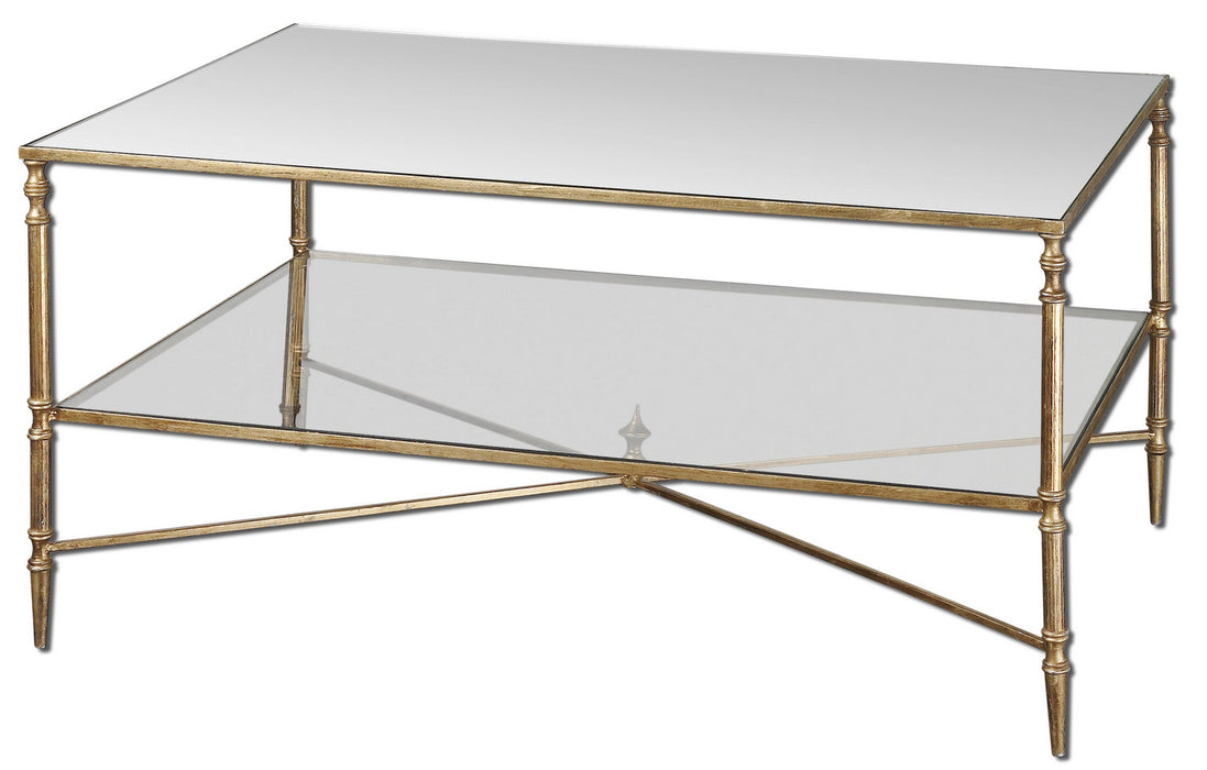 Uttermost - 24276 - Coffee Table - Henzler - Gold Leaf