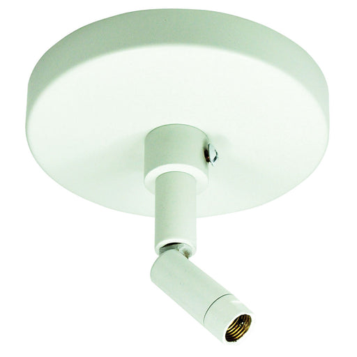 Nora Lighting - NT-349W - Sloped Ceiling Adapter, 1 Or 2 Circuit Track - Sloped Ceiling Adapter - White